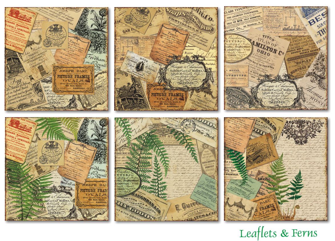 Paperikko Leaflets & Ferns 20x20 | Decorer