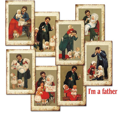 Paperiarkit mini I’m a Father 7 x 11cm | Decorer