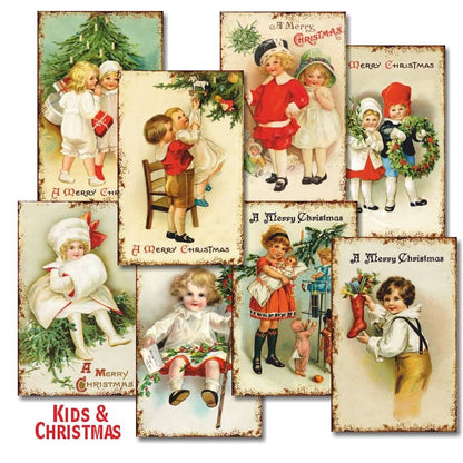 Paperiarkit mini Kids & Christmas 7 x 11cm | Decorer