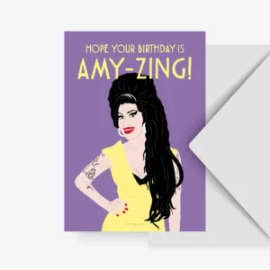 Postikortti Amy-zing birthday!
