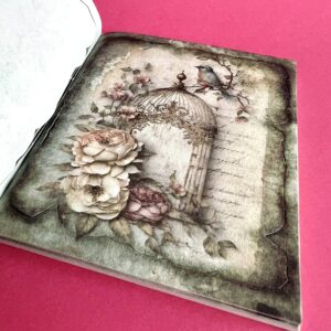 Paperivihko askarteluun Garden of memories 50 sivua sininen ruusutarha