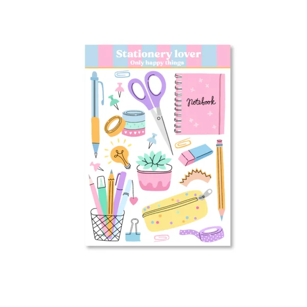 Tarra-arkki Stationery lover Only Happy Things