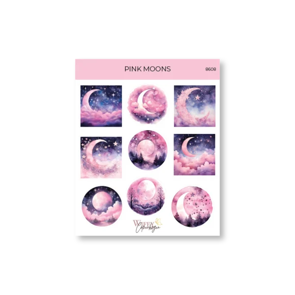 Tarra-arkki Pink moons pinkki kuu